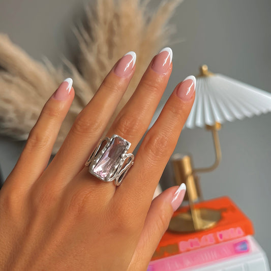 Ischia ring (baby pink)